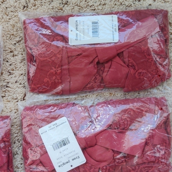 NEW $88 Free People Chante Lace Tie Tank Top - Picture 15 of 16